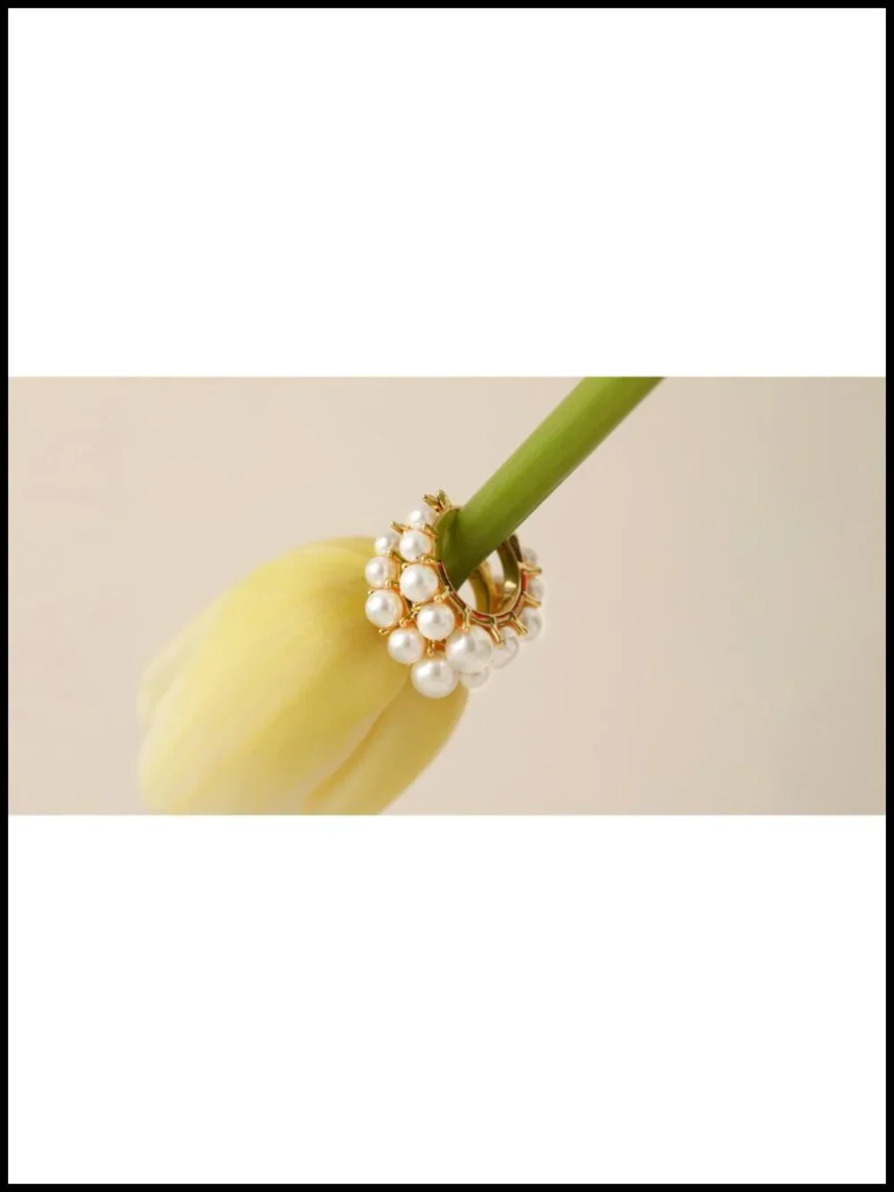 Pearl Hoop Earrings for Women 18K Gold Plated Hypoallergenic Sterling Silver